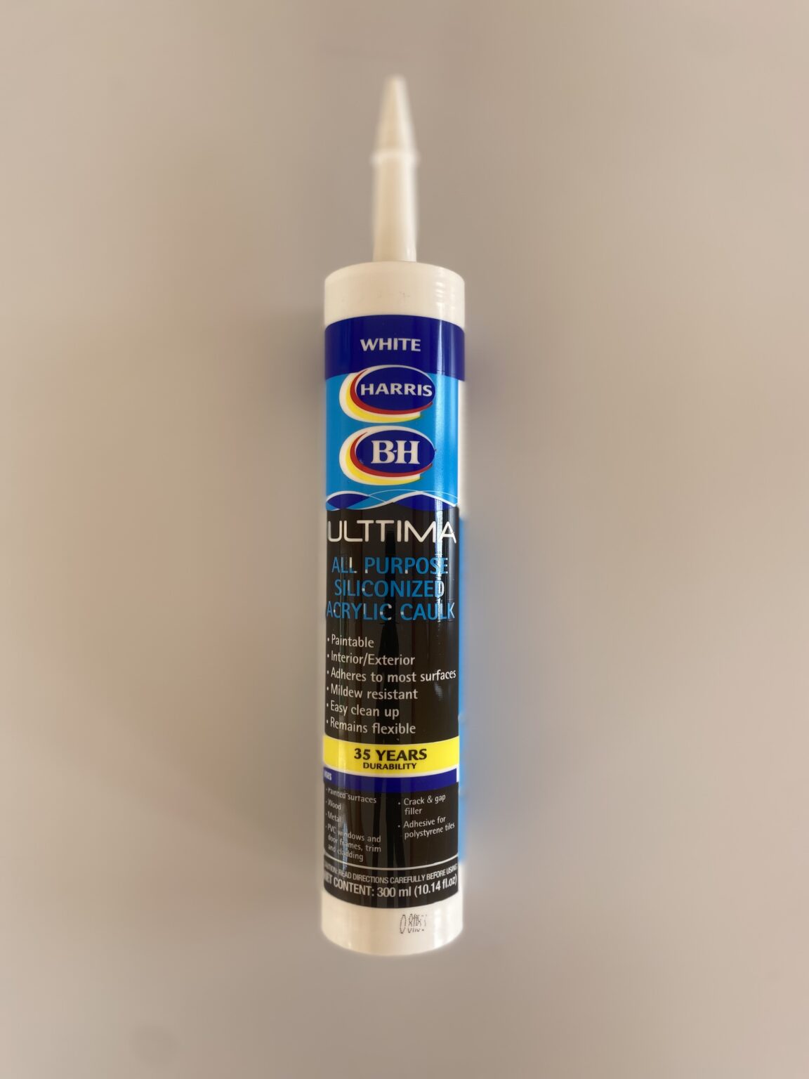 Acrylic Caulk Siliconized Ulttima Jen R Us Hardware